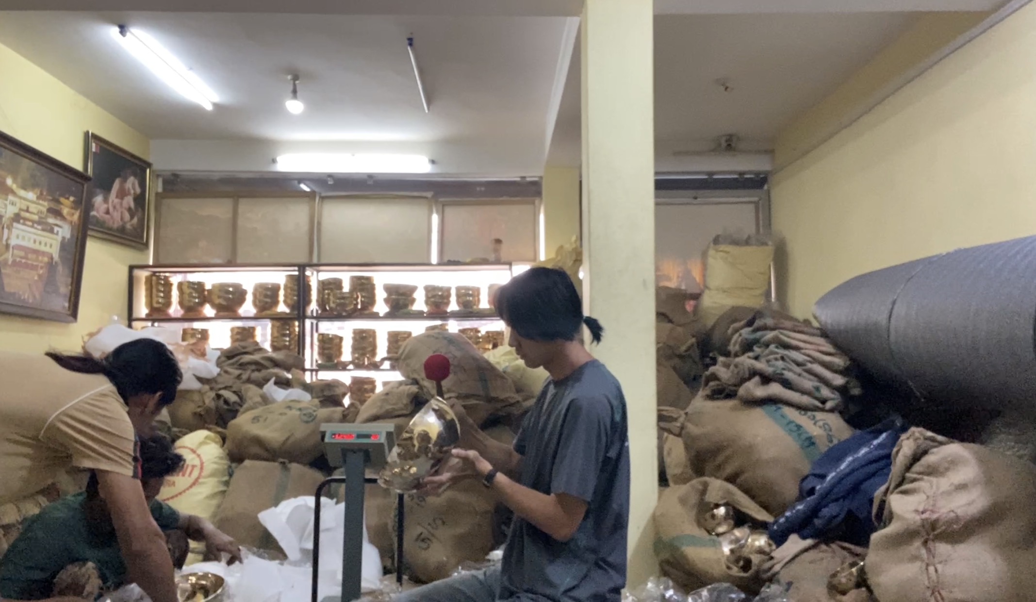 仓库打包发货